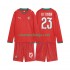 Camisola Portugal Vitinha 23 Criança Equipamento Primeiro Copa do Mundo 2026 Manga Comprida